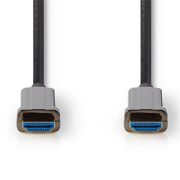 Aktive Optische Ultra High Speed ??HDMI-Kabel mit Ethernet | HDMI Stecker | HDMI Stecker | 8K@60Hz | 48 Gbps | 30.0 m | Rund | PVC | Schwarz | Kartonverpackung - handy.ch