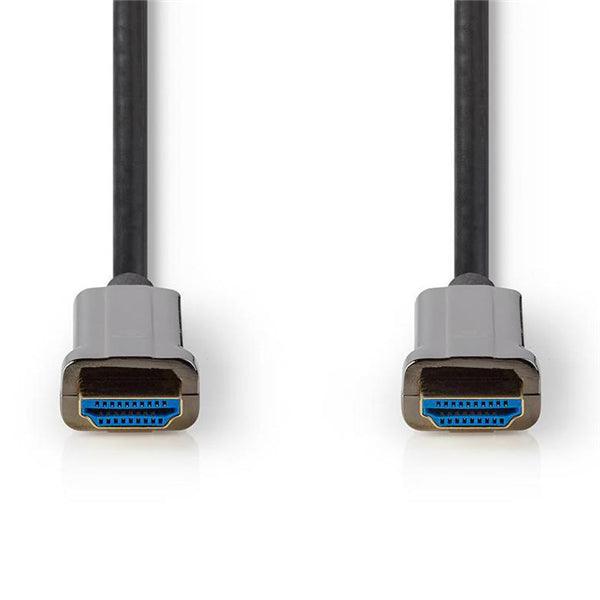 Aktive Optische Ultra High Speed ??HDMI-Kabel mit Ethernet | HDMI Stecker | HDMI Stecker | 8K@60Hz | 48 Gbps | 50.0 m | Rund | PVC | Schwarz | Kartonverpackung - handy.ch
