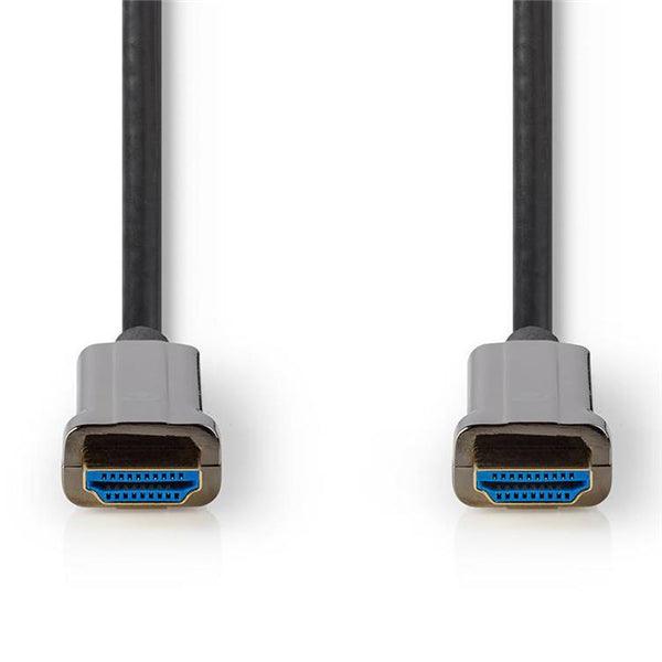 Aktive Optische Ultra High Speed ??HDMI-Kabel mit Ethernet | HDMI Stecker | HDMI Stecker | 8K@60Hz | 48 Gbps | 75.0 m | Rund | PVC | Schwarz | Kartonverpackung - handy.ch