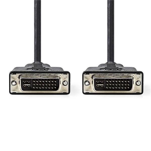 DVI-Kabel | DVI-I 24+5-Pin Stecker | DVI-I 24+5-Pin Stecker | 2560x1600 | Vernickelt | 2.00 m | Gerade | PVC | Schwarz | Plastikbeutel - handy.ch