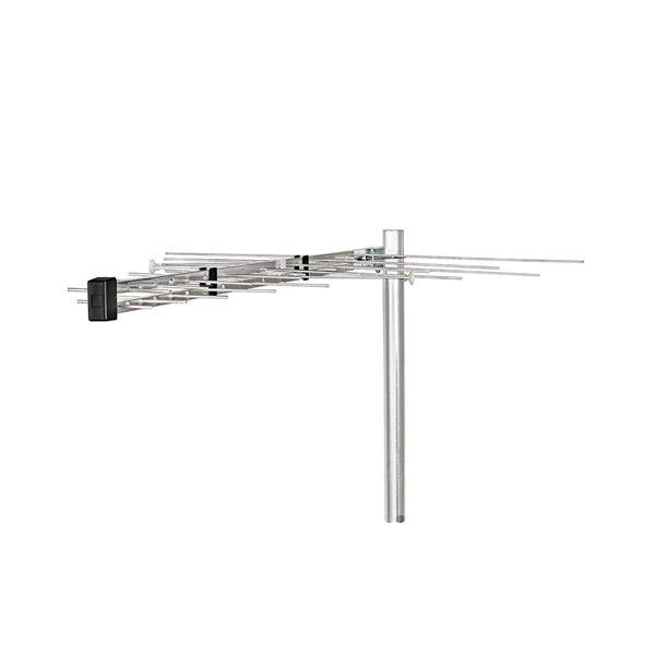 Aussenantenne | UHF / VHF | Empfangsbereich: =50 km | Verstärkung dBi (bei Antennenkabel): 12 dB | 75 Ohm | Antennenlänge: 1210 mm | Aluminium - handy.ch