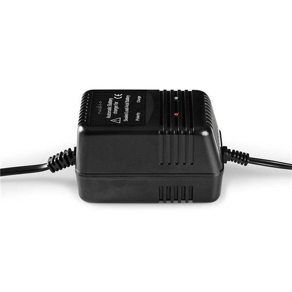Blei-Säure-Batterie-Ladegerät | 2.3 / 6.9 / 13.8 V DC | 0.6 A | Ladeerhaltung | Euro / Typ C (CEE 7/16) | Batterieklemmen | Batterietyp  Energie: AGM / Blei-Akku / Gel / SLA / VRLA | Schwarz - handy.ch