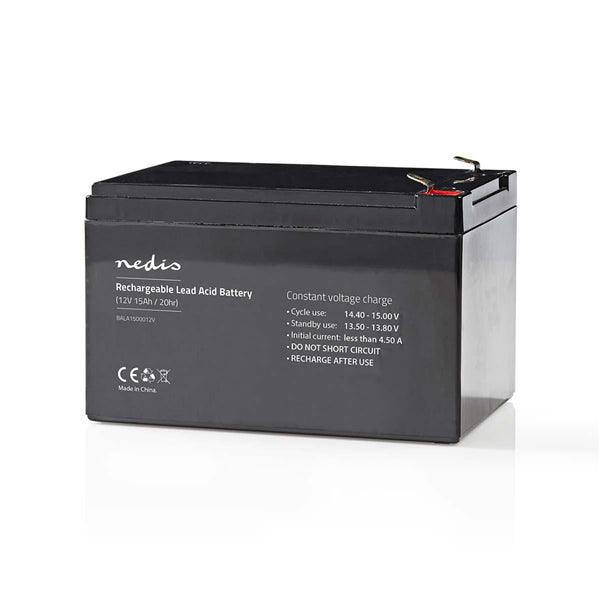 Wiederaufladbare Blei-Säure-Batterie | Bleisäure | Wiederaufladbar | 12 V | 15000 mAh | 151 mm | 98 mm | 95 mm - handy.ch