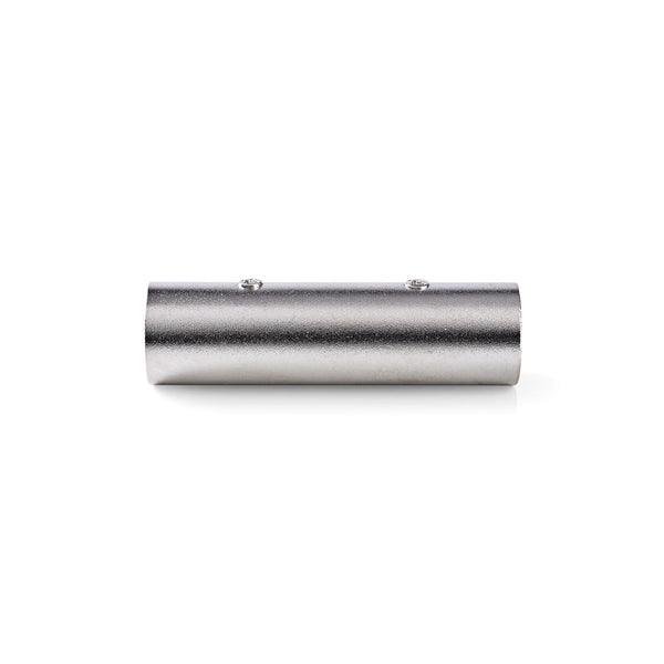 XLR Adapter | XLR 3-Pin Stecker | XLR 3-Pin Stecker | Vernickelt | Gerade | Metall | Silber | 10 Stück | Plastikbeutel - handy.ch