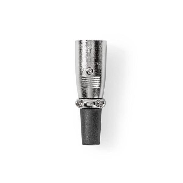 XLR-Anschluss | Gerade | Stecker | Vernickelt | Lötung | Kabeleingangsdurchmesser: 7.0 mm | Metall | Silber | 25 Stück | Umschlag - handy.ch