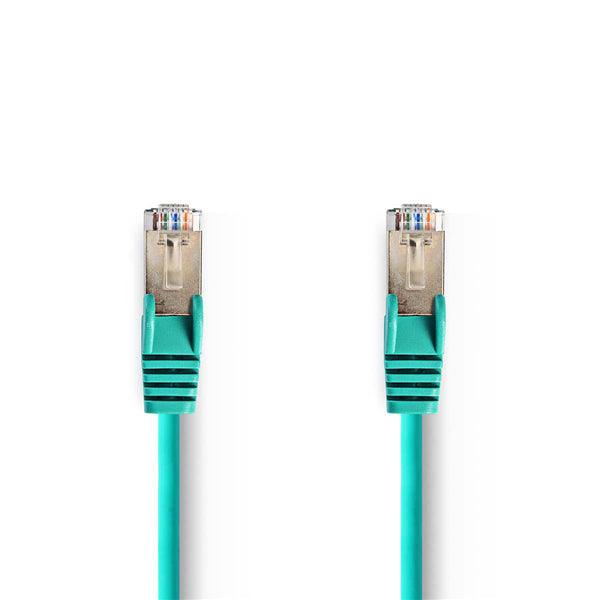 Cat 5e-Kabel | SF/UTP | RJ45 Stecker | RJ45 Stecker | 20.0 m | Rund | PVC | Grün | Plastikbeutel - handy.ch