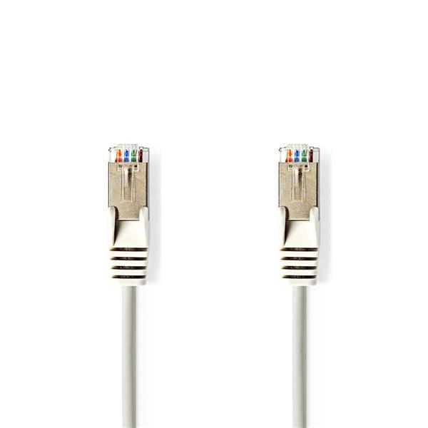 Cat 5e-Kabel | SF/UTP | RJ45 Stecker | RJ45 Stecker | 15.0 m | Rund | PVC | Grau | Umschlag - handy.ch