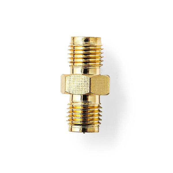 SMA Adapter | SMA-Buchse Reverse Polarity | SMA-Buchse | Vergoldet | 50 Ohm | Gerade | Kupfer | Gold | 2 Stück | Umschlag - handy.ch