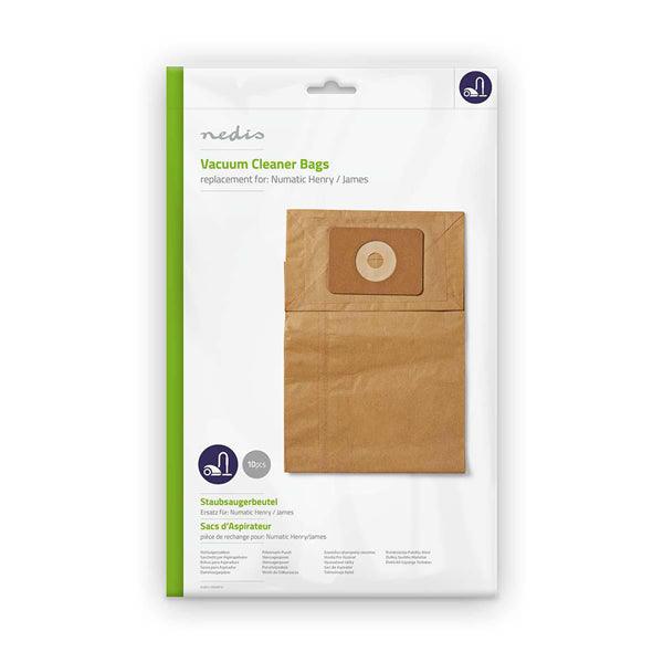 Staubsaugerbeutel | 10 Stück | Papier | Meist verkauft für: Numatic | Braun - handy.ch