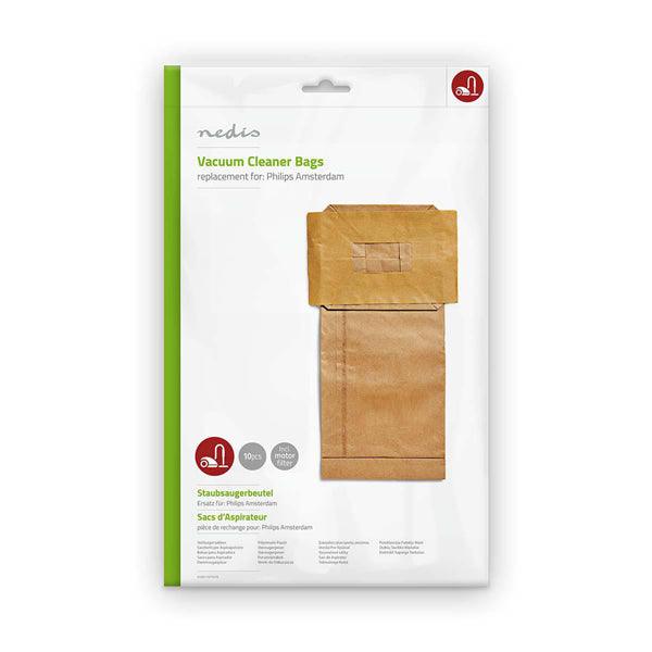 Staubsaugerbeutel | 10 Stück | Papier | Meist verkauft für: Philips | Braun - handy.ch