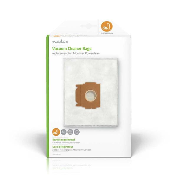 Staubsaugerbeutel | 4 Stück | Synthetik | Meist verkauft für: Moulinex Powerclean | Weiss - handy.ch