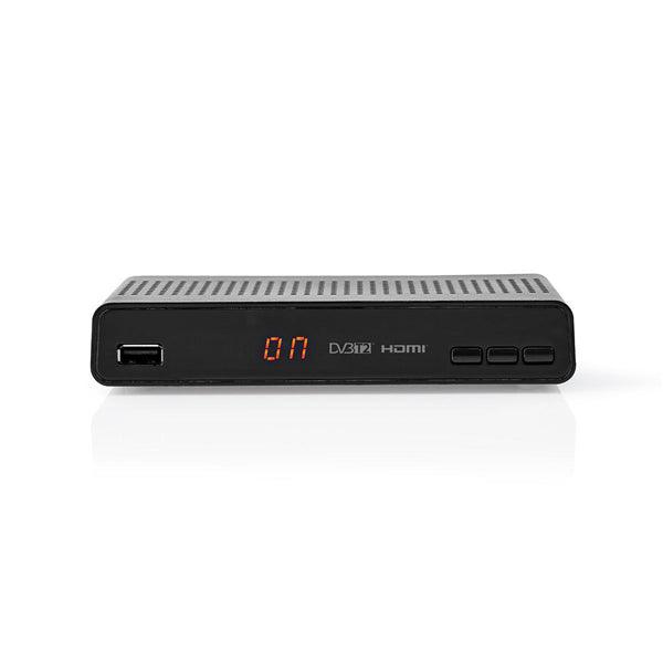 DVB-T2-Receiver | Free To Air (FTA) | 480i / 480p / 576i / 576p / 720p / 1080i / 1080p | H.265 | 1000 Kanäle | Panoramafunktion | Elektronischer Programmführer | ferngesteuert | Schwarz - handy.ch