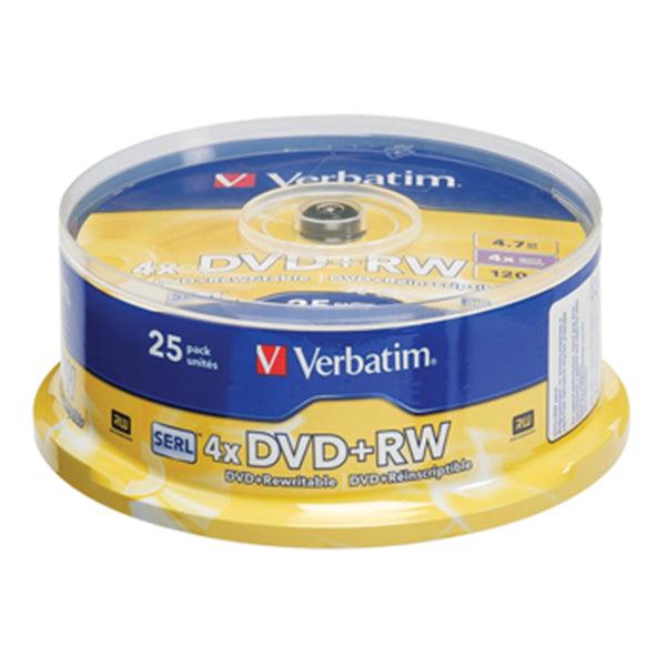 DVD+RW 4x 4.7GB Matt Silber 25 Stück Spindel - handy.ch