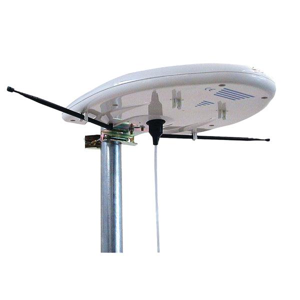 DVB-T/T2 - DAB+ Aussenantenne mit Verstärker 20 dB FM / VHF / UHF - handy.ch