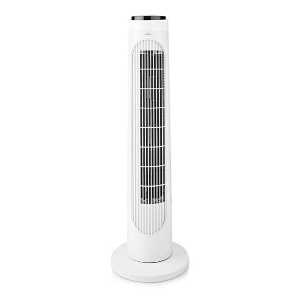 Turmventilator | 3-Geschwindigkeitsstufen | Oszillation | 50 W | Fernbedienung | Schwarz / Weiss - handy.ch