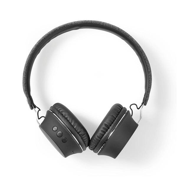 Stoff-Bluetooth®-Kopfhörer | On-Ear | 18 Stunden Wiedergabezeit | Anthrazit/Schwarz - handy.ch