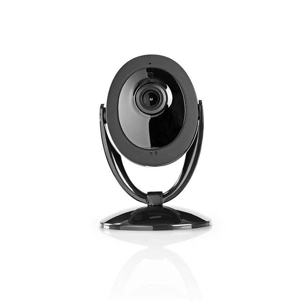 WiFi IP-Kamera | HD 720p | Nachtsicht: 5 m | Netzstromversorgung | integrierte Lautsprecher | Eingebautes Mikro | Blickwinkel: 56 ° | Schwarz - handy.ch