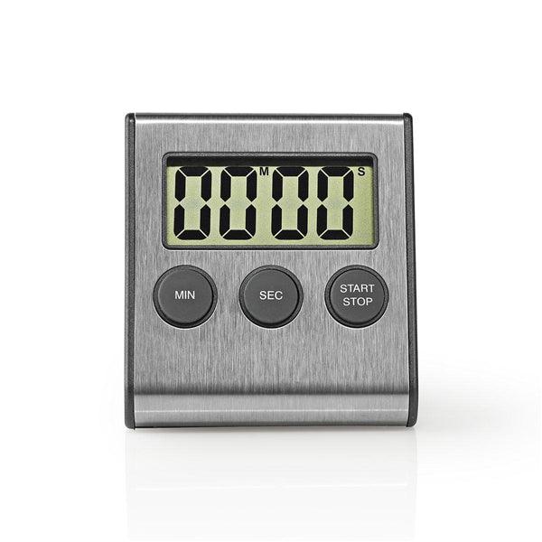 Küchenuhr | Digitaler Bildschirm | Erfoderliche Batterien ( nicht enthalten): 1x AAA/LR03 | Schwarz / Silber - handy.ch