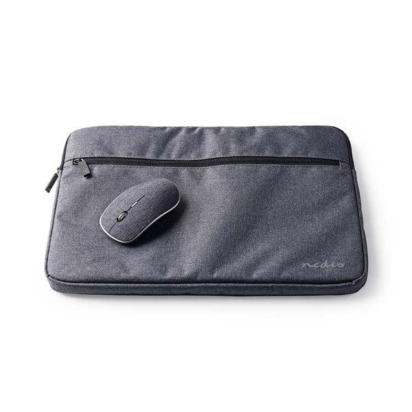 Notebook-Hülle | 15 - 16" | 1600 dpi Maus | 210D Polyester | Schwarz - handy.ch
