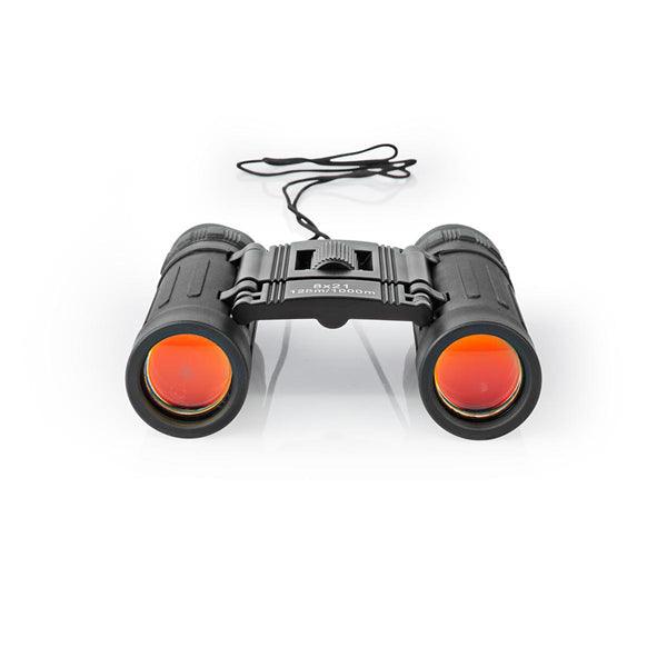 Binokular | Vergrösserung: 8 x | Durchmesser der Objektivlinse: 21 mm | Sichtfeld: 128 m | Tragetasche enthalten | Schwarz - handy.ch