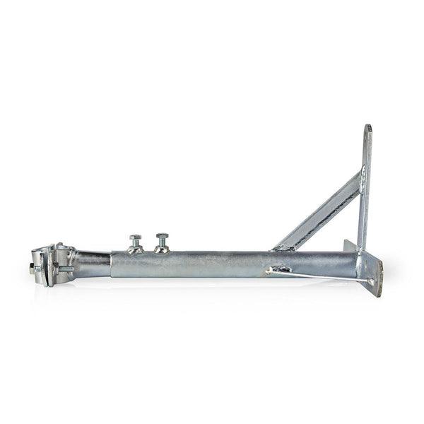 Satelliten-Wandhalterung | Minimaler Wandabstand: 350 mm | Maximaler Wandabstand: 660 mm | Durchmesser Klemme: 32-42 mm | Stahl | Silber - handy.ch