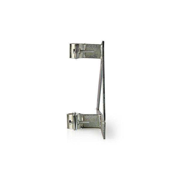 Satelliten-Wandhalterung | Distance to wall: 90 mm | Durchmesser Klemme: 32-42 mm | Stahl | Silber - handy.ch