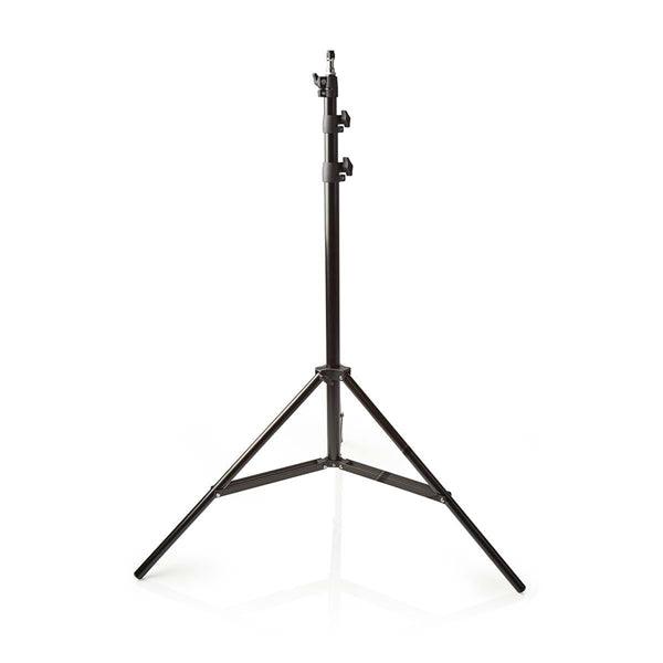 Foto-Studio-Licht-Ständer | Maximale Belastbarkeit: 4.0 kg | max Arbeitshöhe: 260 cm | 3 Segmente | Tragetasche enthalten | Aluminium | Schwarz - handy.ch