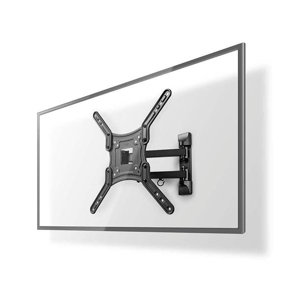 Vollbewegliche-TV-Wandhalterung | 23-55 " | maximal unterstützes Bildschirmgewicht: 30 kg | kippbar | drehbar | Minimaler Wandabstand: 70 mm | Maximaler Wandabstand: 400 mm | 3 Drehpunkt(e) | ABS / Stahl | Schwarz - handy.ch