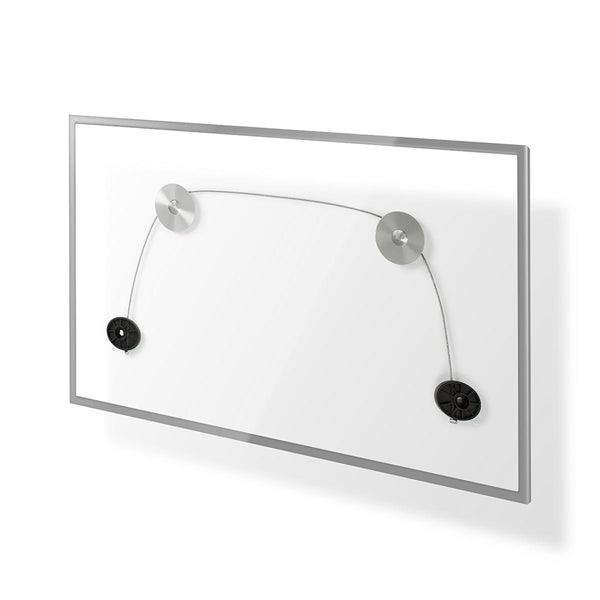 Feste TV-Wandhalterung | 37-70 " | maximal unterstützes Bildschirmgewicht: 50 kg | Minimaler Wandabstand: 14.5 mm | Montagedraht | ABS / Stahl | Metall / Schwarz - handy.ch