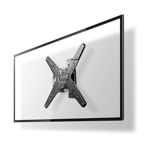 Vollbewegliche-TV-Wandhalterung | 23-55 " | maximal unterstützes Bildschirmgewicht: 30 kg | kippbar | drehbar | Minimaler Wandabstand: 48 mm | Maximaler Wandabstand: 410 mm | 3 Drehpunkt(e) | Stahl | Schwarz - handy.ch