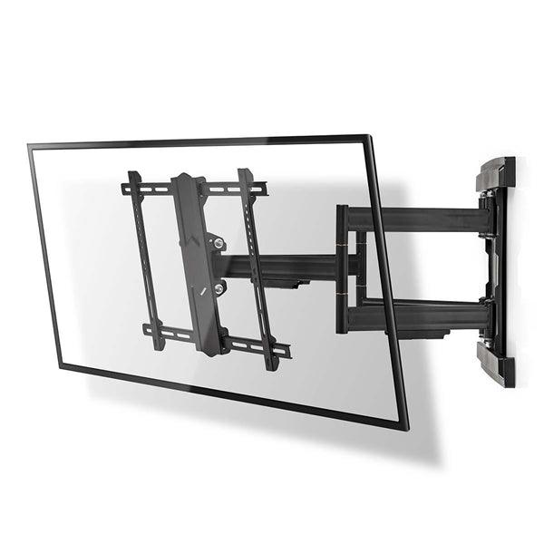Vollbewegliche-TV-Wandhalterung | 37-80 " | maximal unterstützes Bildschirmgewicht: 70 kg | kippbar | drehbar | Minimaler Wandabstand: 70 mm | Maximaler Wandabstand: 800 mm | 6 Drehpunkt(e) | Stahl | Schwarz - handy.ch