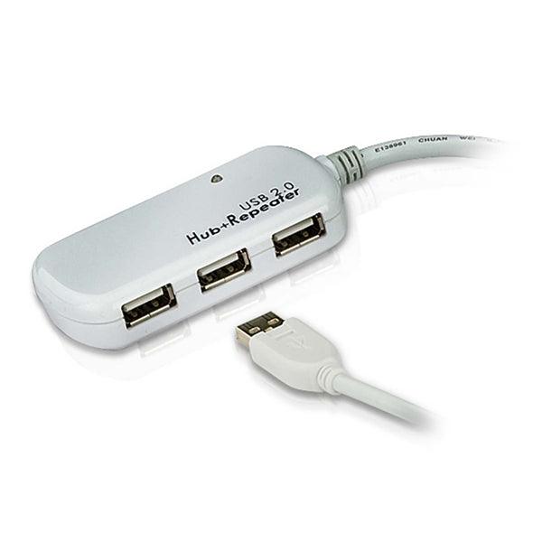 12 m 4-Port USB 2.0 Verlängerungskabel (Daisy-Chaining bis zu 60 m)