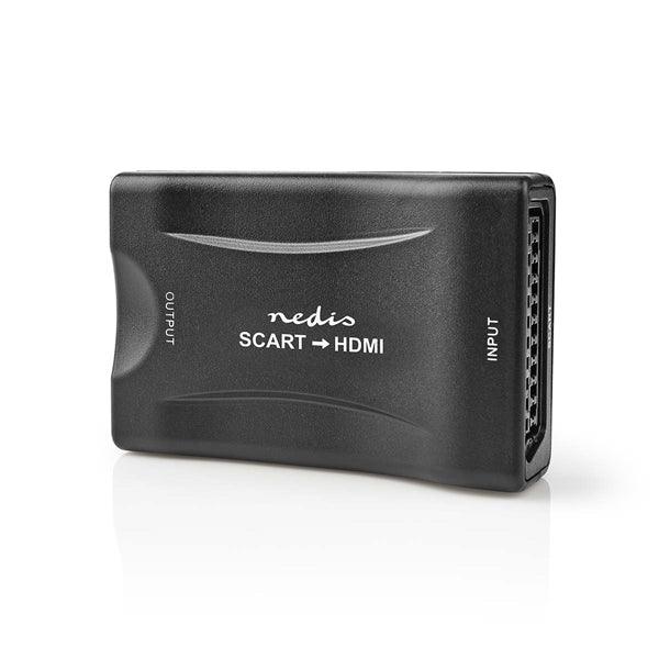 HDMI  Converter | SCART Buchse | HDMI Ausgang | 1-Weg | 1080p | 1.2 Gbps | ABS | Schwarz - handy.ch