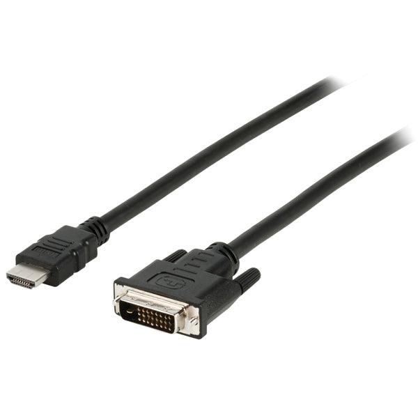High Speed HDMI Kabel HDMI Anschluss - DVI-D 24+1p Stecker 10.0 m Schwarz