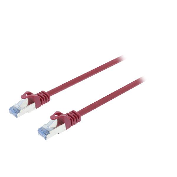 CAT6a S/FTP Netzwerkkabel RJ45 (8P8C) male - RJ45 (8P8C) male 10.00 m Rot - handy.ch