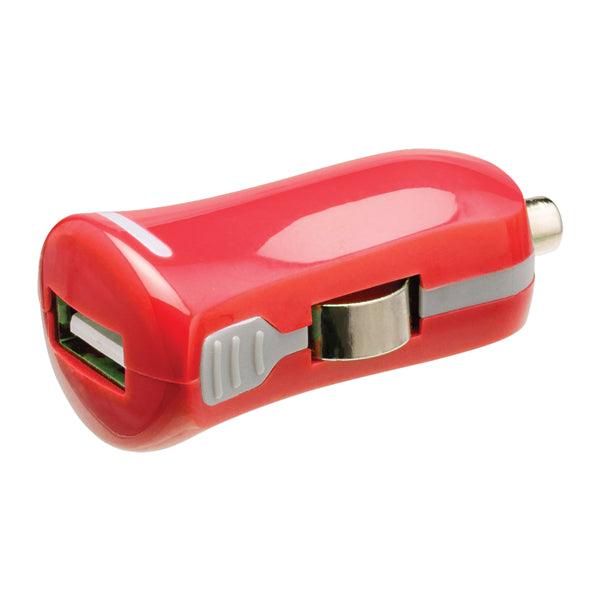 Auto-Ladegerät 1-Ausgang 2.1 A USB Rot - handy.ch