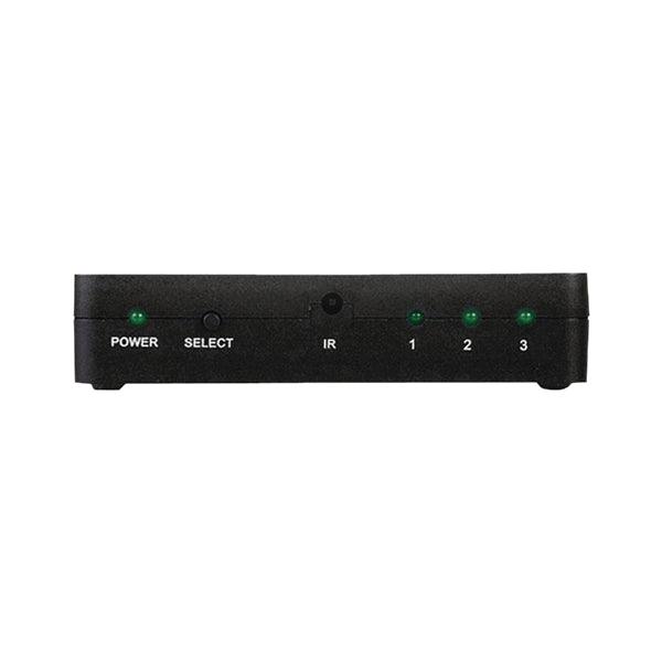 3-Port HDMI Schalter Schwarz - handy.ch