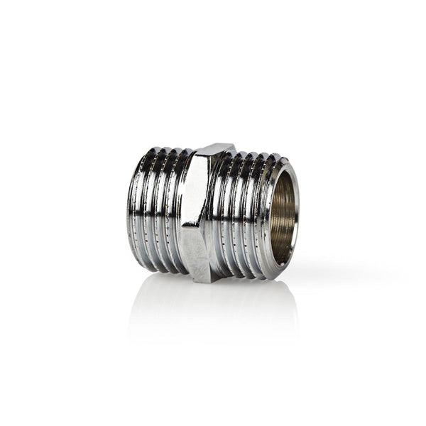 Schlauchverbinder | 1/2'' | 1/2'' | Metall | Silber - handy.ch