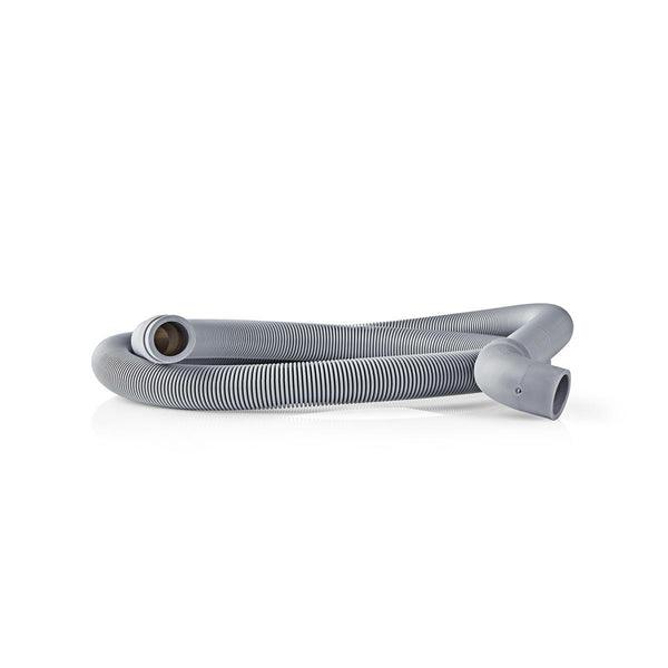 Ablaufschlauch | 22 mm | 19 mm | 0.5 Bar | 60 °C | 2.00 m | Anwendung: Schüssel / Waschmaschine | Grau - handy.ch