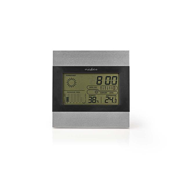Funkwetterstation | Innenbereich | Wettervorhesage | Zeitdisplay | LCD-Anzeige | Weckerfunktion - handy.ch